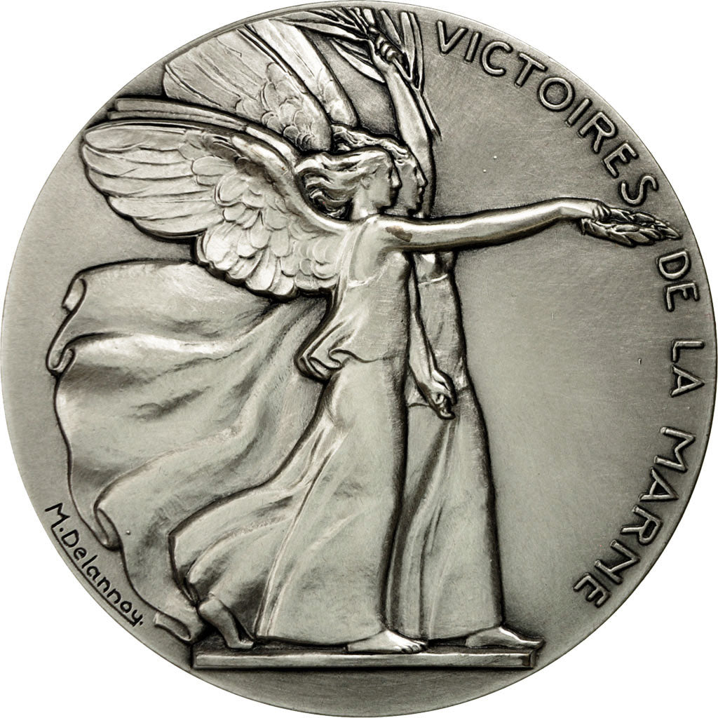 France, Médaille, Première Guerre Mondiale, Victoires de la Marne, Delannoy
