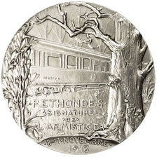 France, Médaille, Rethondes, signature de l'Armistice, 8-11 novembre 1918, FDC