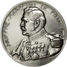 France, Medal, Joffre, Maréchal de France, Henry Nocq, MS(65-70), Silvered