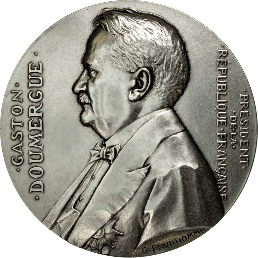 France, Medal, Les Présidents de la République, Gaston Doumergue