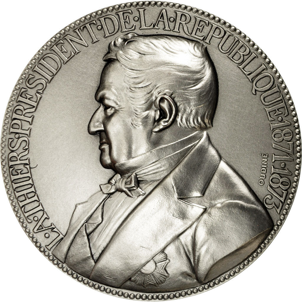 Frankreich, Medaille, Les Présidents de la République, Adolphe Thiers
