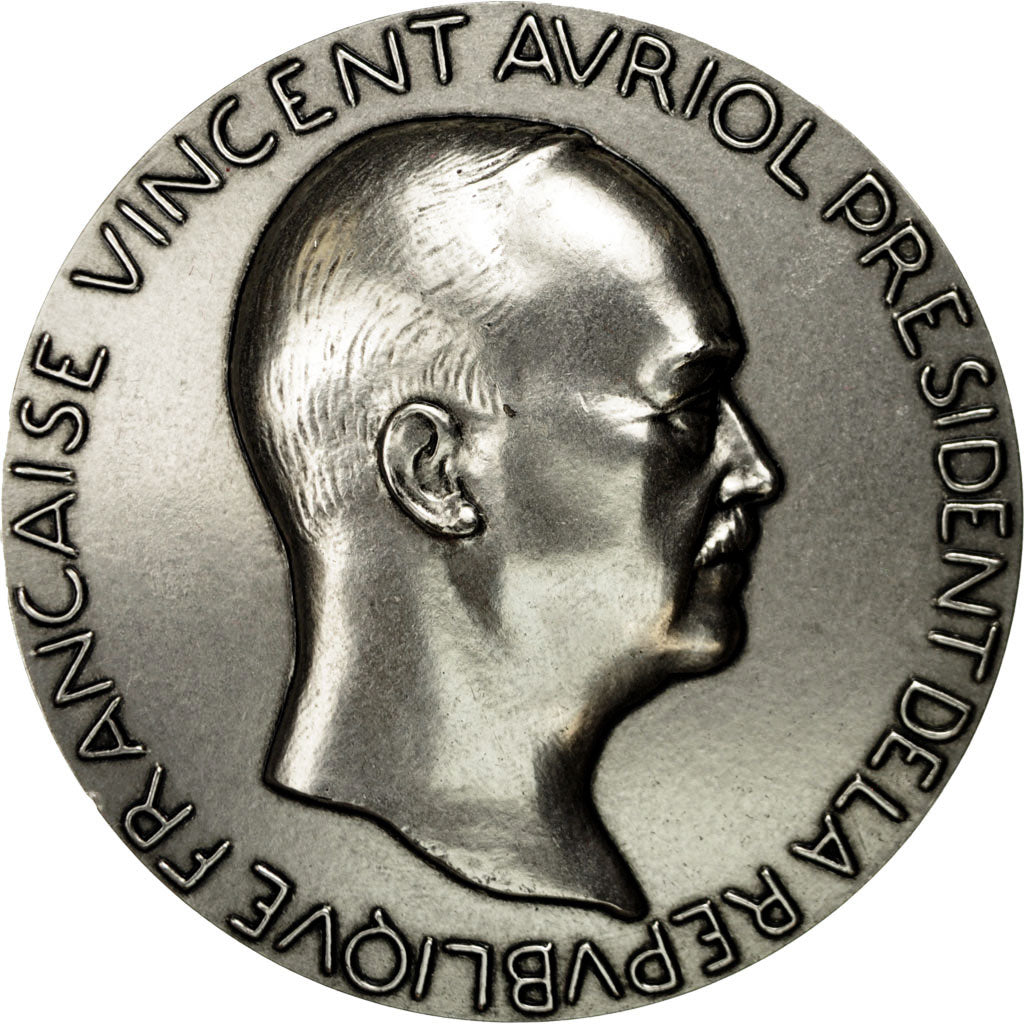 France, Médaille, Les Présidents de la République, Vincent Auriol, FDC