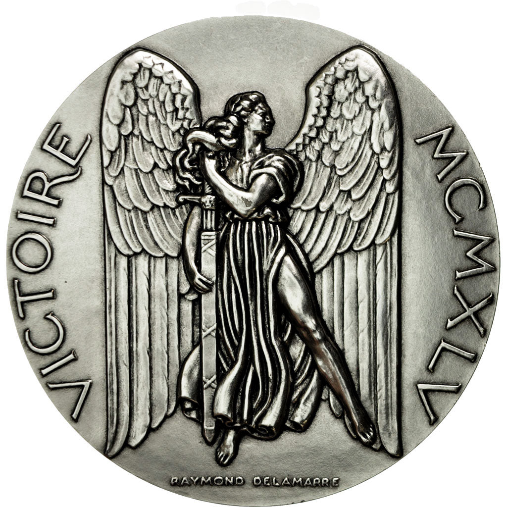 France, Medal, Seconde Guerre Mondiale, La Victoire de 1945, Delamarre