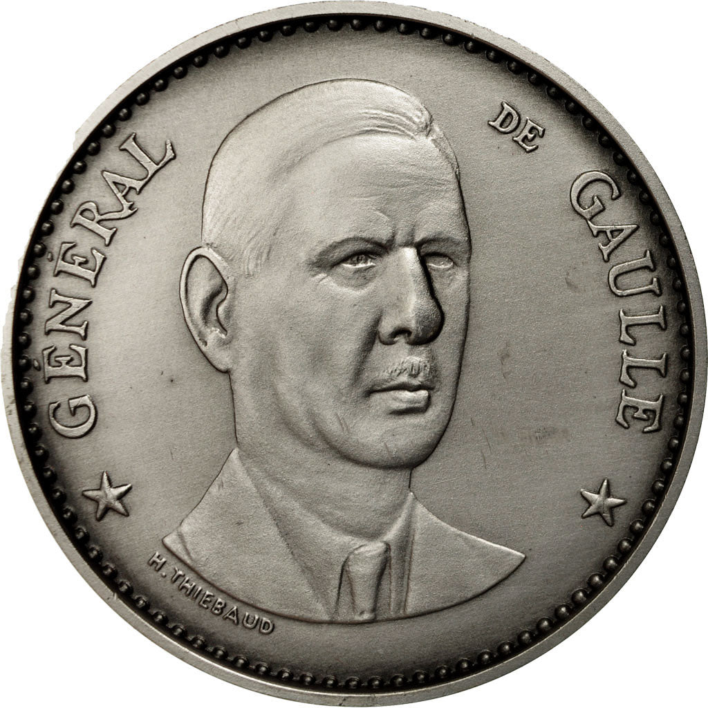 Francia, medaglia, Seconde Guerre Mondiale, Général de Gaulle, Thiébaud, FDC