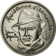 France, Medal, Résistance française, Jean Moulin, Mauviel, MS(65-70), Silvered