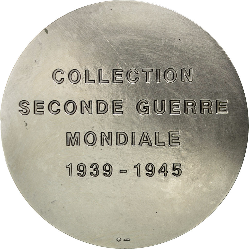 France, Medal, Résistance française, Jean Moulin, Mauviel, MS(65-70), Silvered