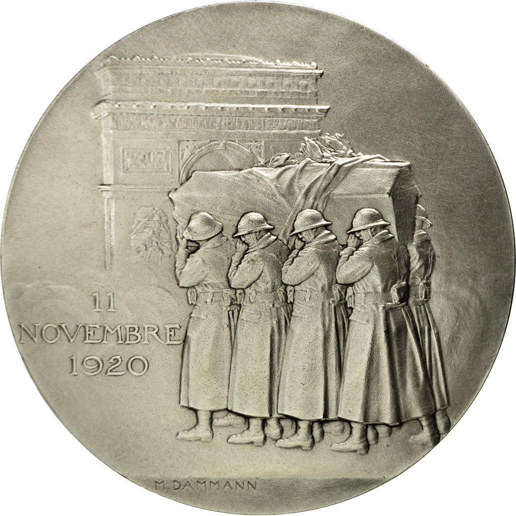 France, Médaille, Première Guerre Mondiale, Le Soldat Inconnu, 11 Nov. 1920