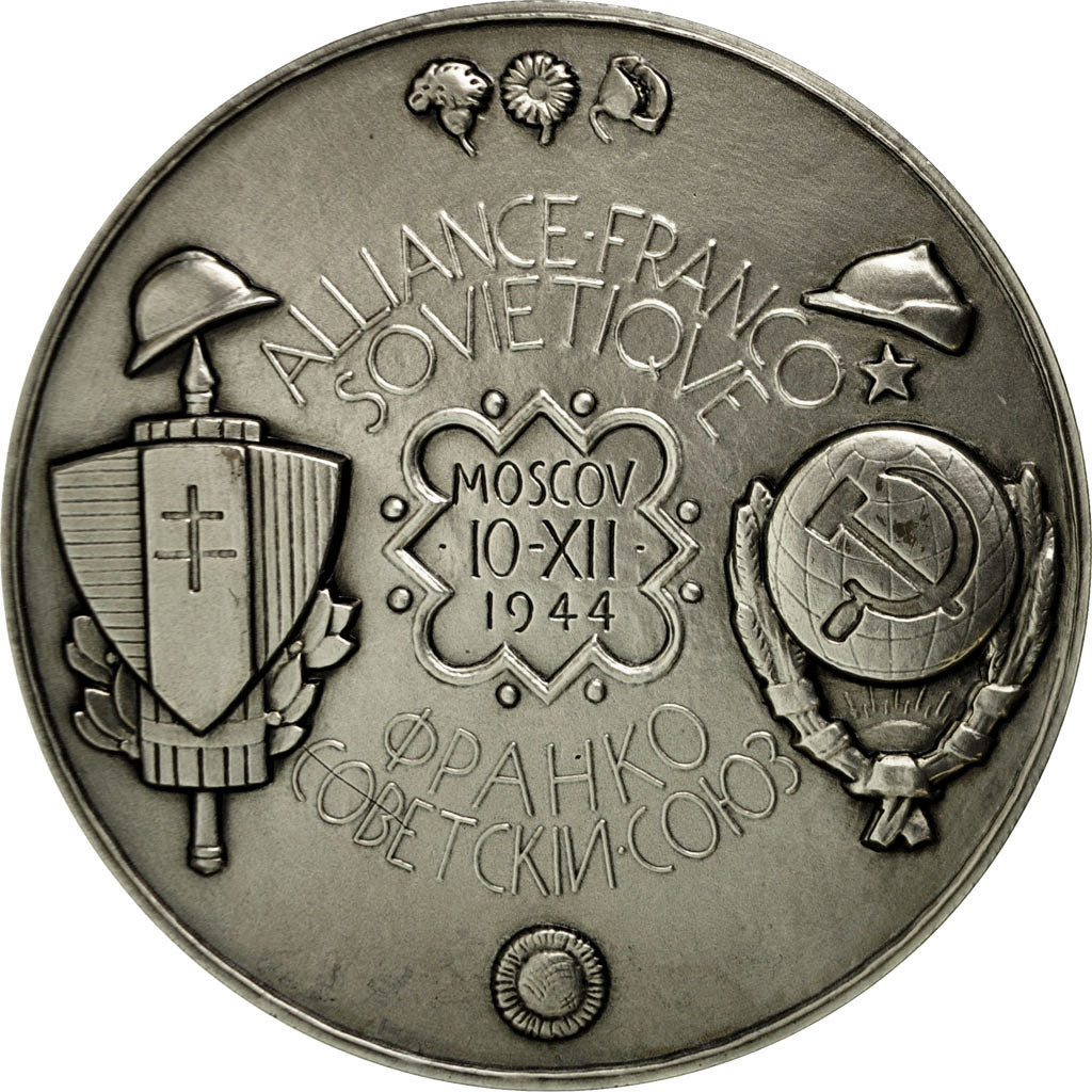 France, Médaille, Seconde Guerre Mondiale, Alliance Franco-Soviétique, FDC