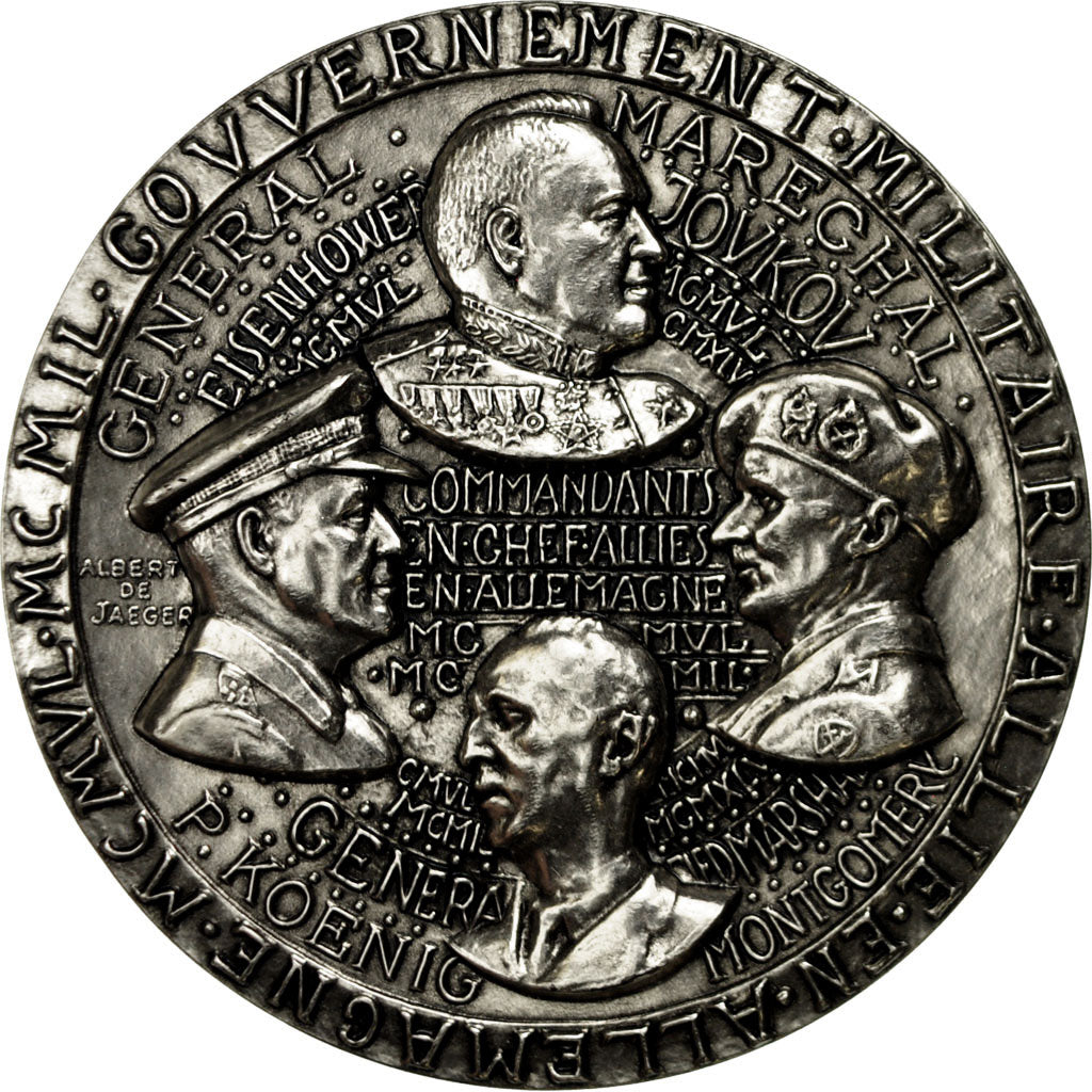 France, Médaille, Gouvernement militaire allié en Allemagne, De Jaeger, FDC