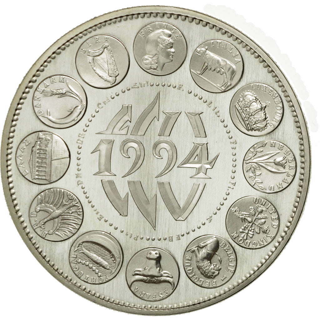 France, Médaille, Ecu Europa, Marianne, 1994, Rodier, FDC, Argent