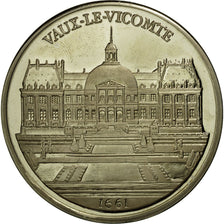 Francia, medaglia, Vaux-Le-Vicomte, FDC, Doratura in rame-nichel