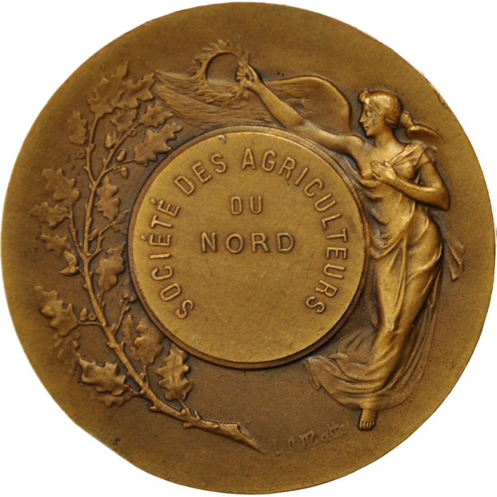 Frankreich, Medaille, Société des Agriculteurs du Nord, Lagrange, VZ, Bronze