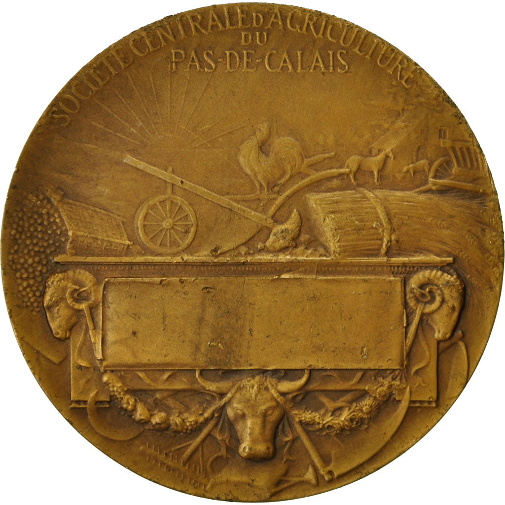 France, Medal, Société d'Agriculture du Pas-De-Calais, Abel La Fleur