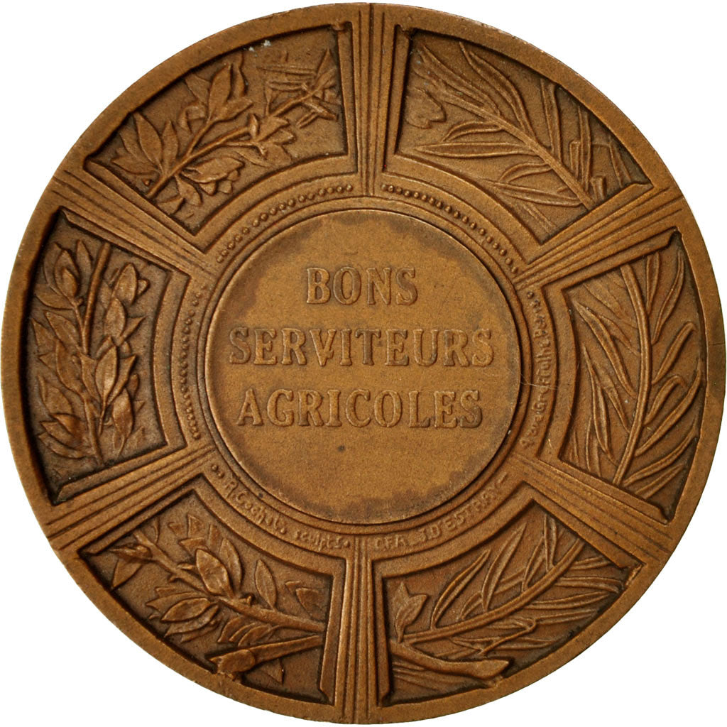 France, Medal, Fédération des Exploitants Agricoles de l'Oise, VF(30-35)