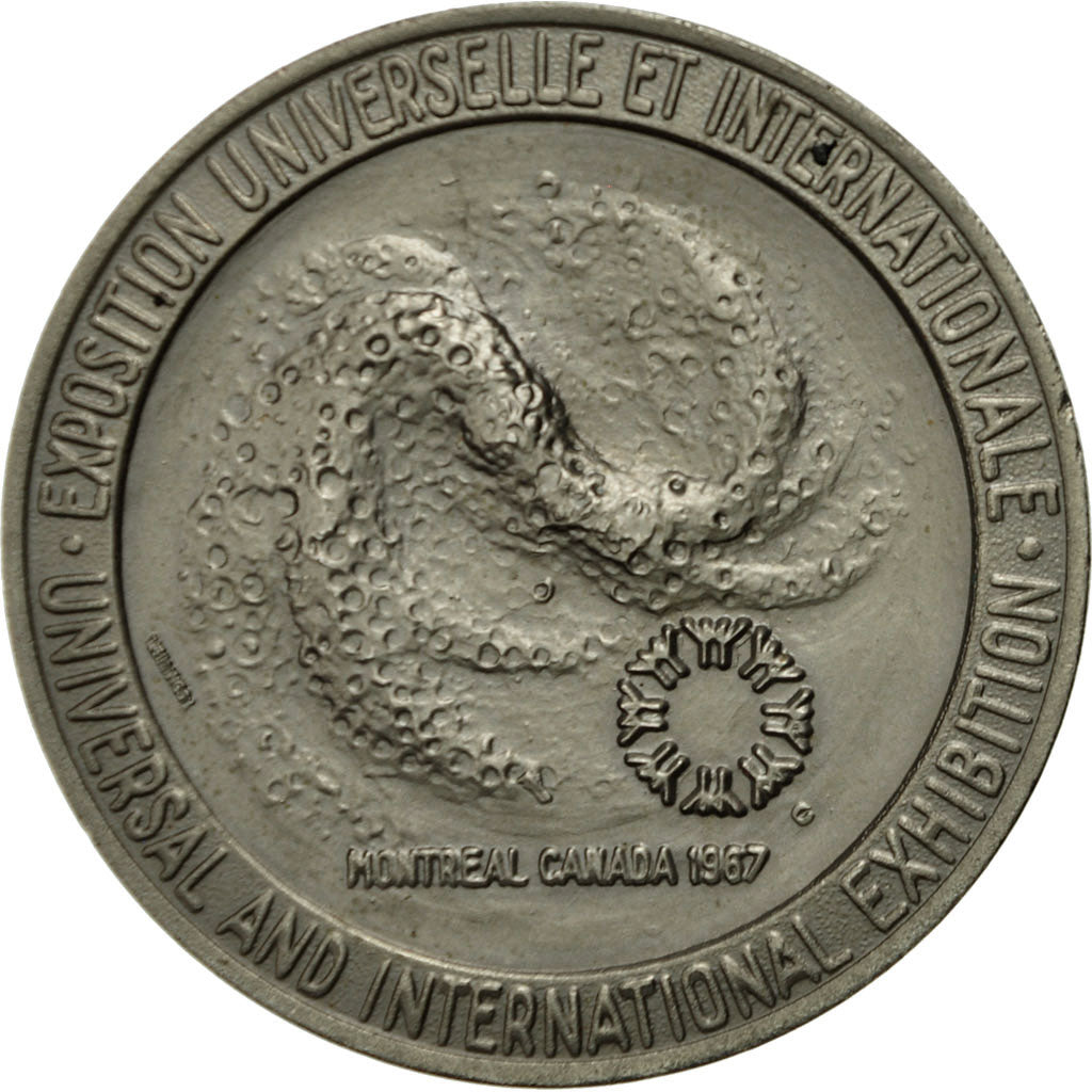 Canada, Medal, Exposition Universelle et Internationale de Montréal, 1967