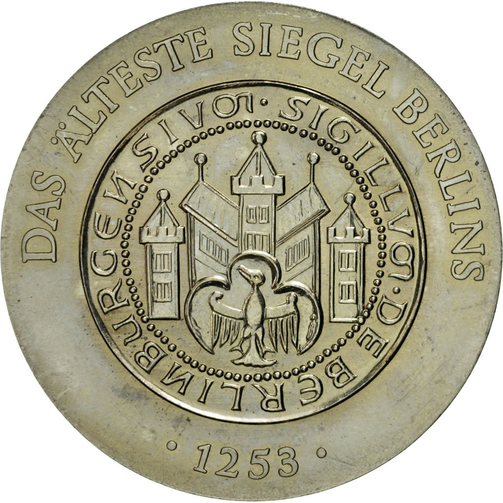 Germany, Medal, Berlin Haupstadt, MS(63), Silvered bronze
