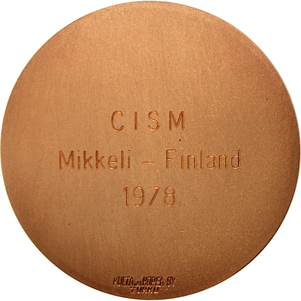 Finland, Medal, Savon Prikaati, Mikkeli, 1978, MS(63), Copper