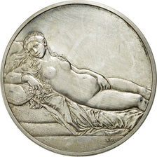 France, Medal, La Vénus d'Urbin, Titien, MS(60-62), Silver