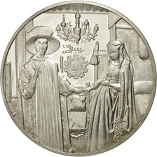 Francia, medaglia, Portrait d'Arnolfini, Jan Eyck, SPL, Argento