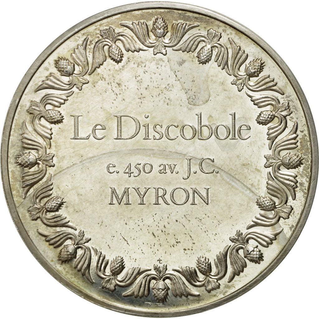 France, Médaille, Le Discobole, Myron, SUP+, Argent
