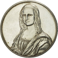 France, Médaille, Mona Lisa, Léonard de Vinci, SUP+, Argent