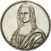 France, Médaille, Mona Lisa, Léonard de Vinci, SUP+, Argent