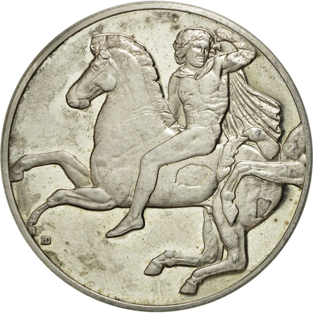 Frankreich, Medaille, Cavalier grec, VZ+, Silber
