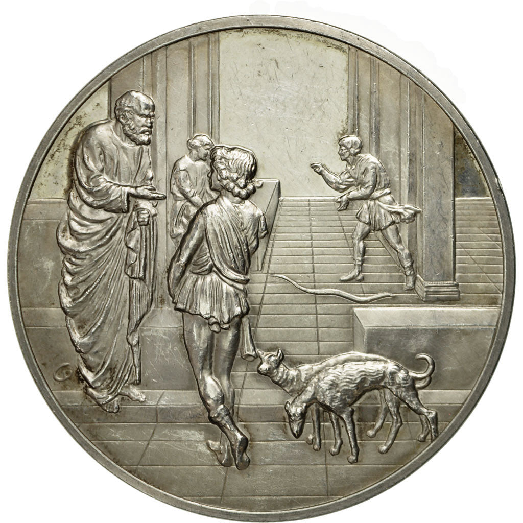 Frankreich, Medaille, L'Histoire de Jacob et d'Esaü, Lorenzo Ghiberti, VZ+