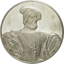 Frankreich, Medaille, Portrait de François Ier, Jean Clouet, VZ+, Silber