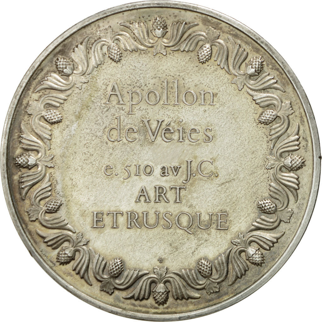 France, Médaille, Apollon de Véies, Art Etrusque, SUP+, Argent
