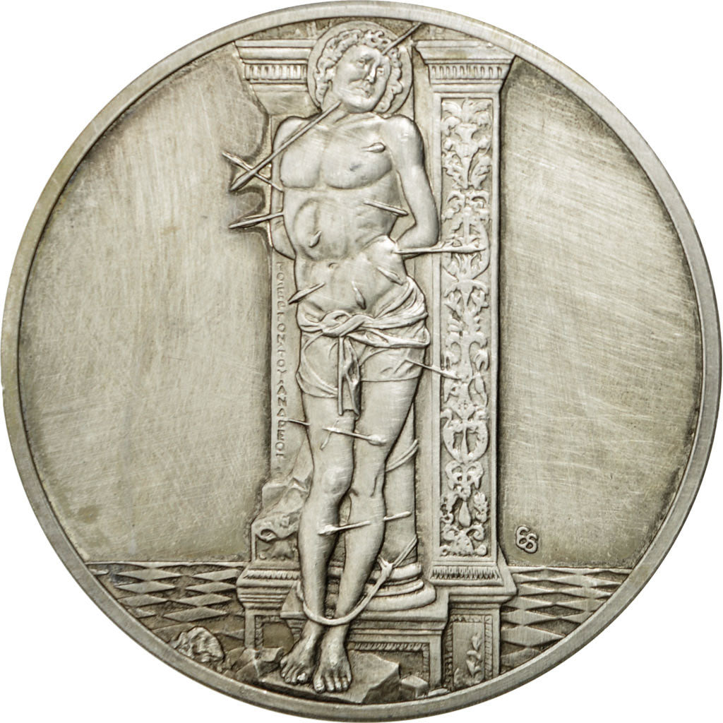 France, Medal, Saint-Sébastien, Andréa Mantegna, MS(60-62), Silver