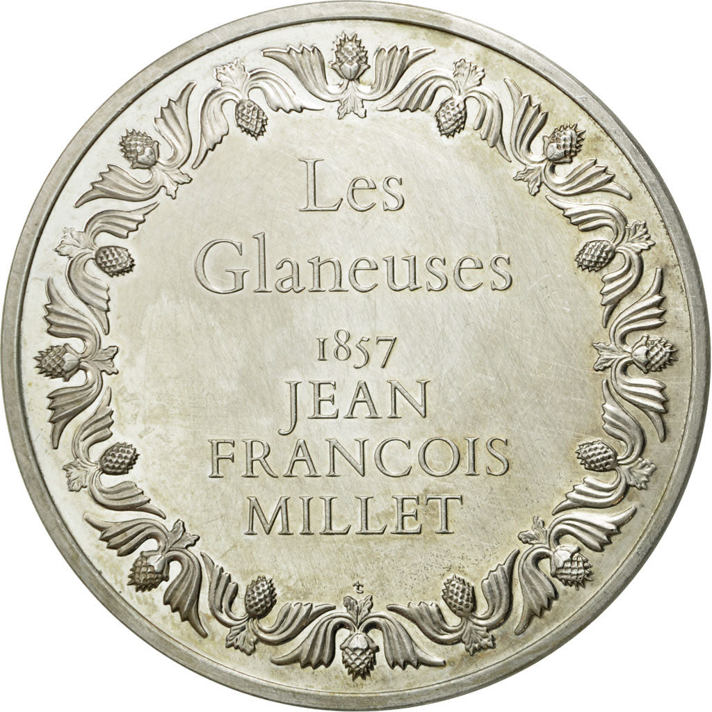 France, Médaille, Peinture, Les Glaneuses, Millet, SUP+, Argent