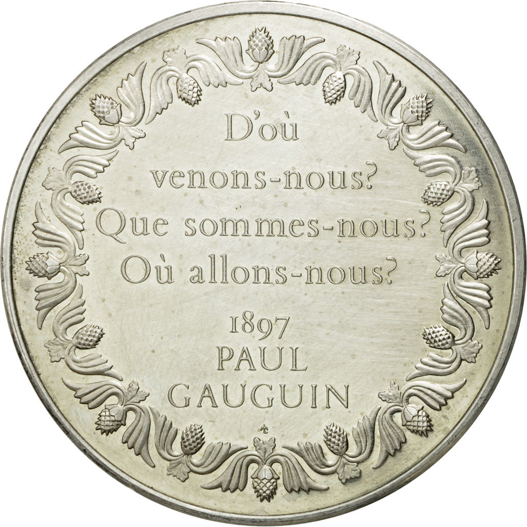 Francia, medaglia, D'où Venons-nous?Que Sommes-nous?Où Allons-nous? Gauguin