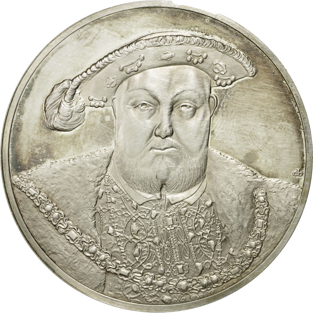 Frankreich, Medaille, Henri VIII, Hans Holben Le Jeune, VZ+, Silber