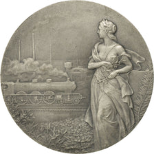 France, Medal, Compagnie du Chemin de Fer du Nord, Lebarque, AU(55-58), Silver