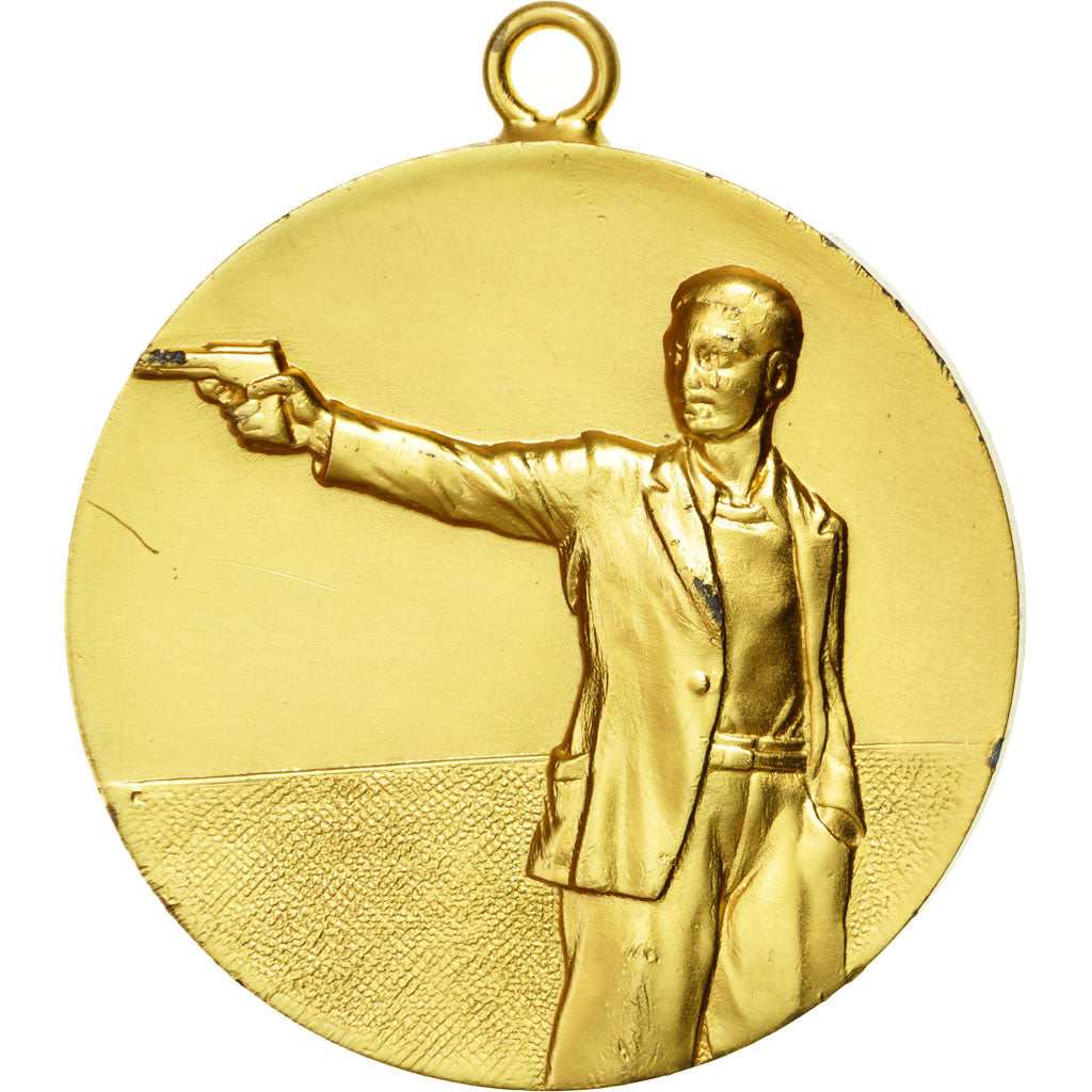 France, Medal, Prix de Tir, AU(55-58), Gilt Bronze