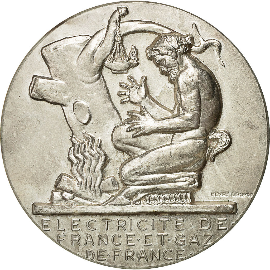 France, Medal, Électricité de France et gaz de France, Dropsy, MS(60-62)