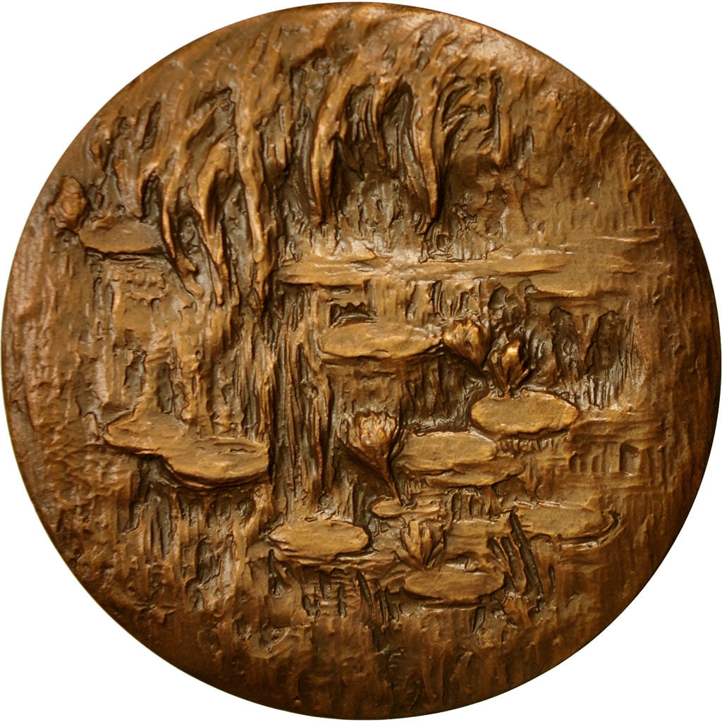 France, Médaille, Peinture, Claude Monet, 1988, SUP+, Bronze