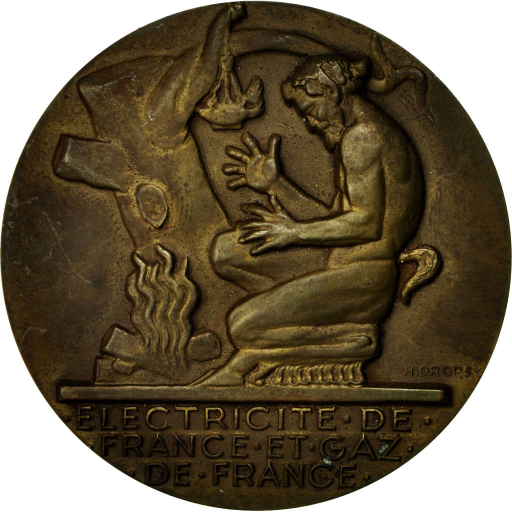 Frankrijk, Medaille, Électricité de France et gaz de France, Dropsy, ZF+