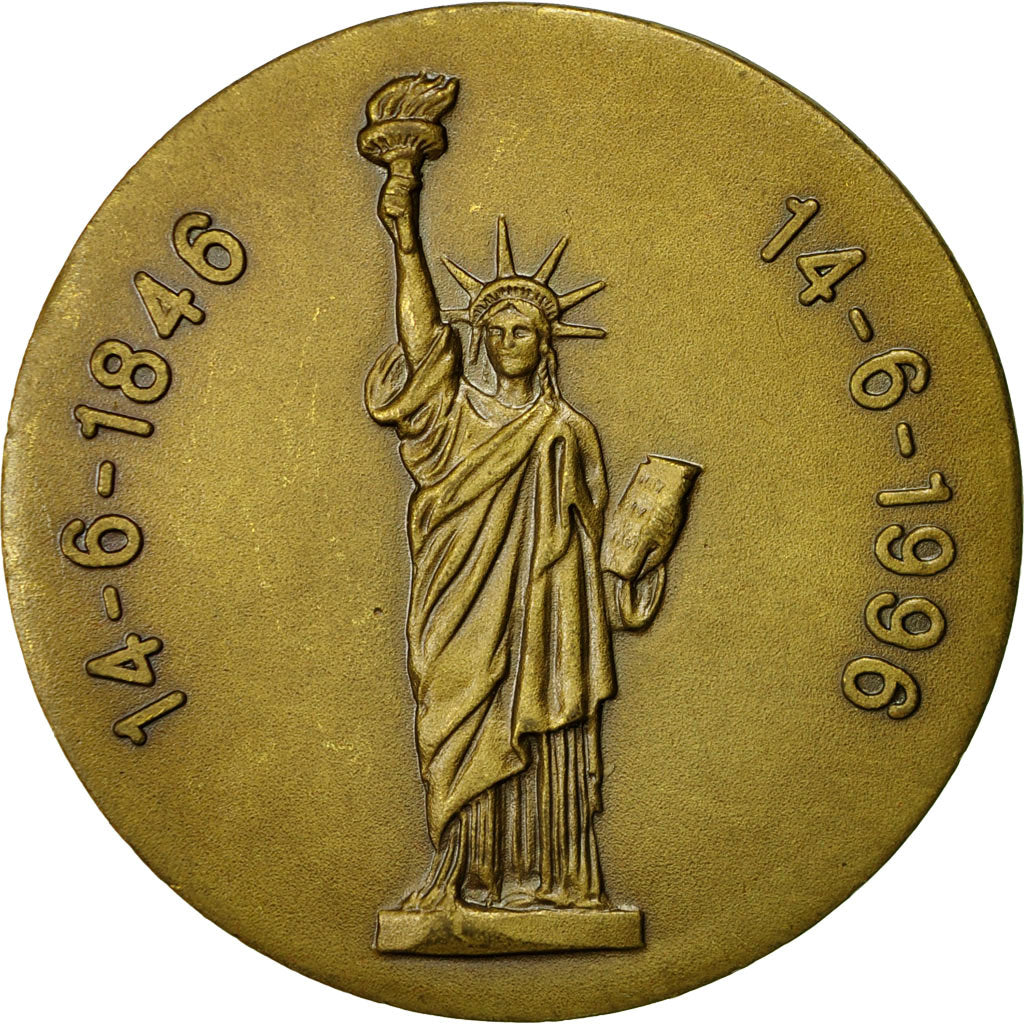 France, Medal, Libéralisme, Statue de la Liberté, 1996, MS(60-62), Bronze