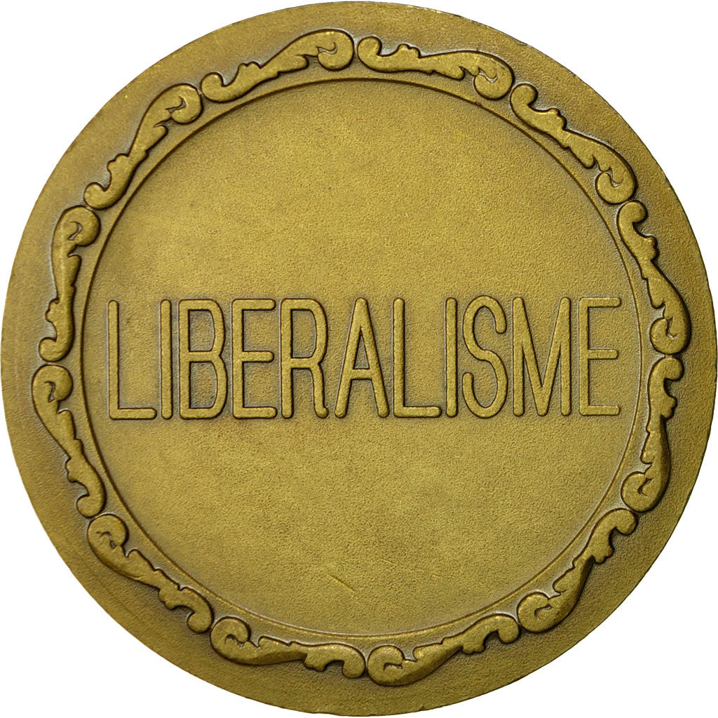 France, Medal, Libéralisme, Statue de la Liberté, 1996, MS(60-62), Bronze