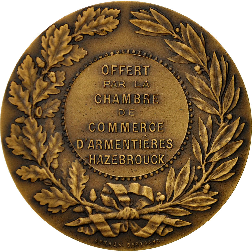 Frankreich, Medaille, Chambre de Commerce d'Armentières-Hazebrouck, Arthus