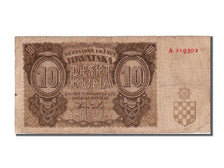 Croatia, 10 Kuna, 1941, VF(30-35), A 219302