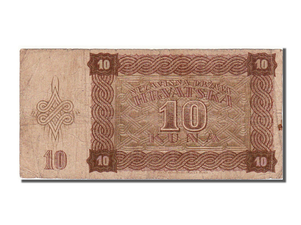 Croatia, 10 Kuna, 1941, VF(30-35), A 219302