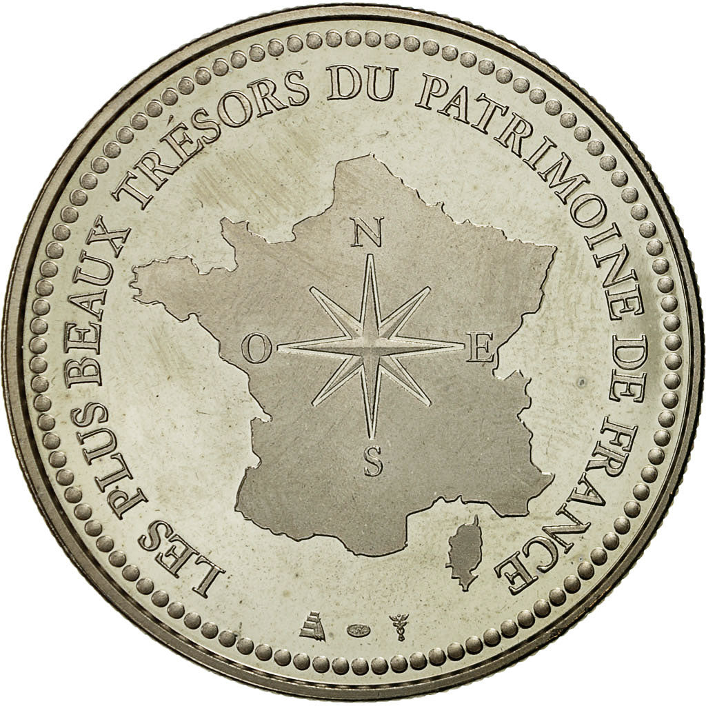 Francia, medaglia, Monuments de Paris, L'Arc de Triomphe, SPL+, Rame-nichel