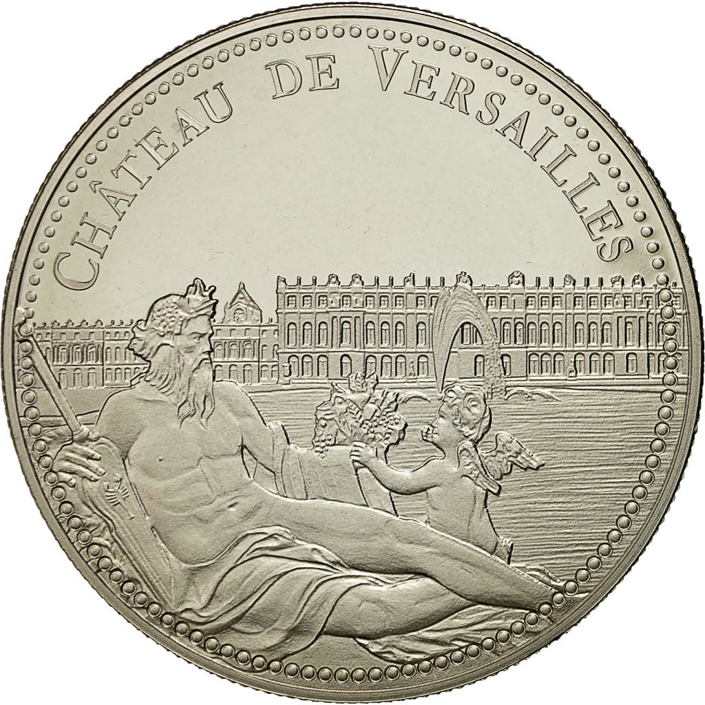 Francia, medaglia, Le Château de Versailles, SPL+, Rame-nichel
