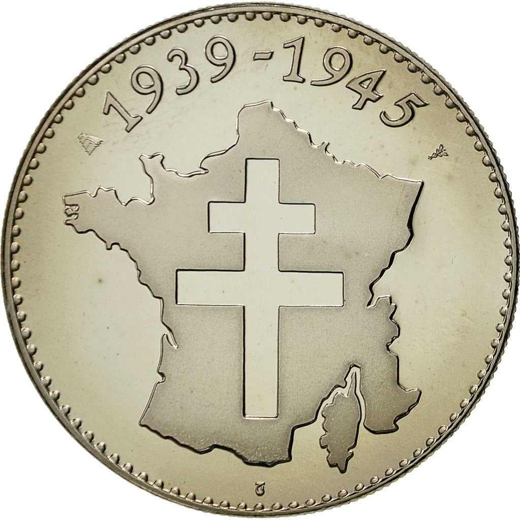 France, Medal, De Gaulle, l'Appel du 18 juin, MS(64), Cupro-nickel