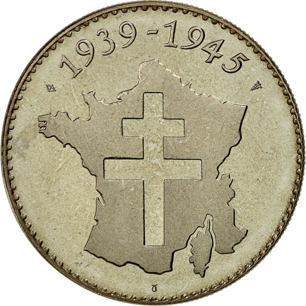 France, Medal, Seconde Guerre Mondiale, Paris Libéré, 25 Aout 1945, MS(64)