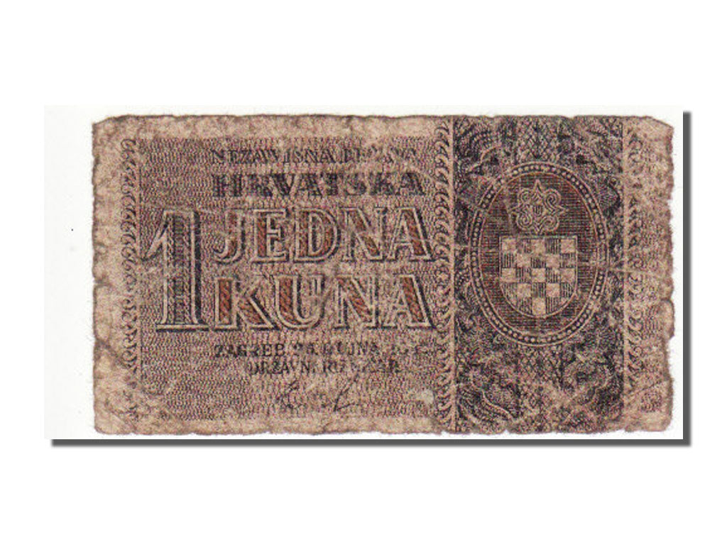 Croatia, 1 Kuna, 1942, VF(20-25), CF 225721
