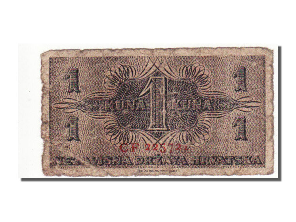 Croatia, 1 Kuna, 1942, VF(20-25), CF 225721